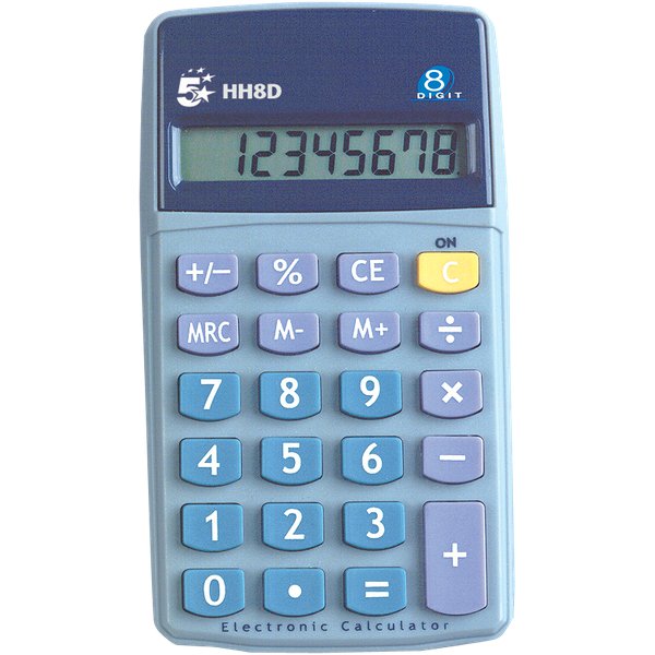Calcolatrice  tascabile HH8D 5 Star - 910318