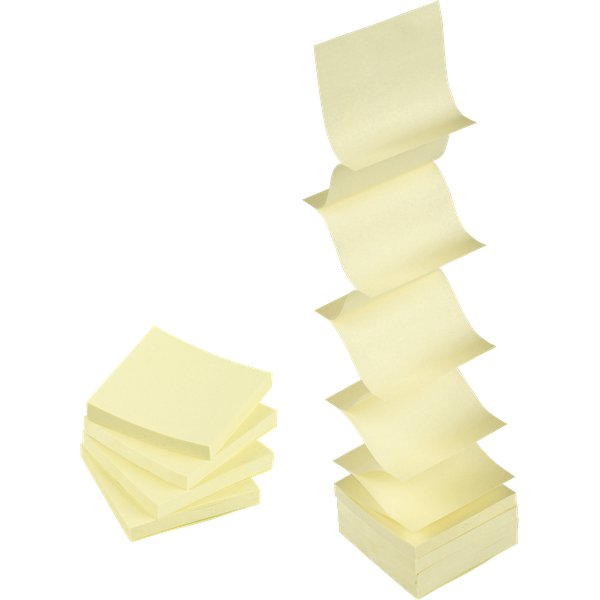 Blocchetti riposizionabili a fisarmonica 5 Star - 76x76 mm - giallo - 913004 (conf.12)