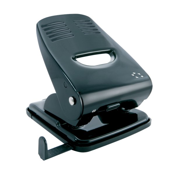 Perforatore a 2 fori 5 Star 40 - nero metallizzato - 918591