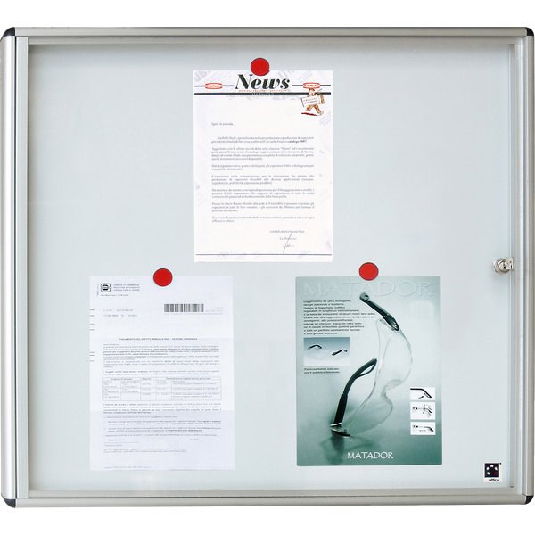 Bacheca per interni 5 Star - anta battente - 4xA4 - 52x4,7x70 cm - verticale - WD 4