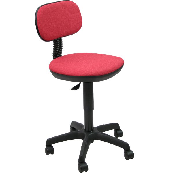 Sedia operativa dattilo Cadrega 5 Star - rosso mattone - 72-85 cm