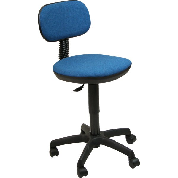 Sedia operativa dattilo Cadrega 5 Star - blu oltremare - 72-85 cm