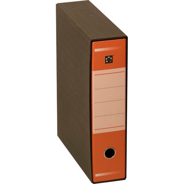 Registratori a leva 5 Star - protocollo - Dorso 5 cm - 23x34 cm - rosso - SPP5RO-1